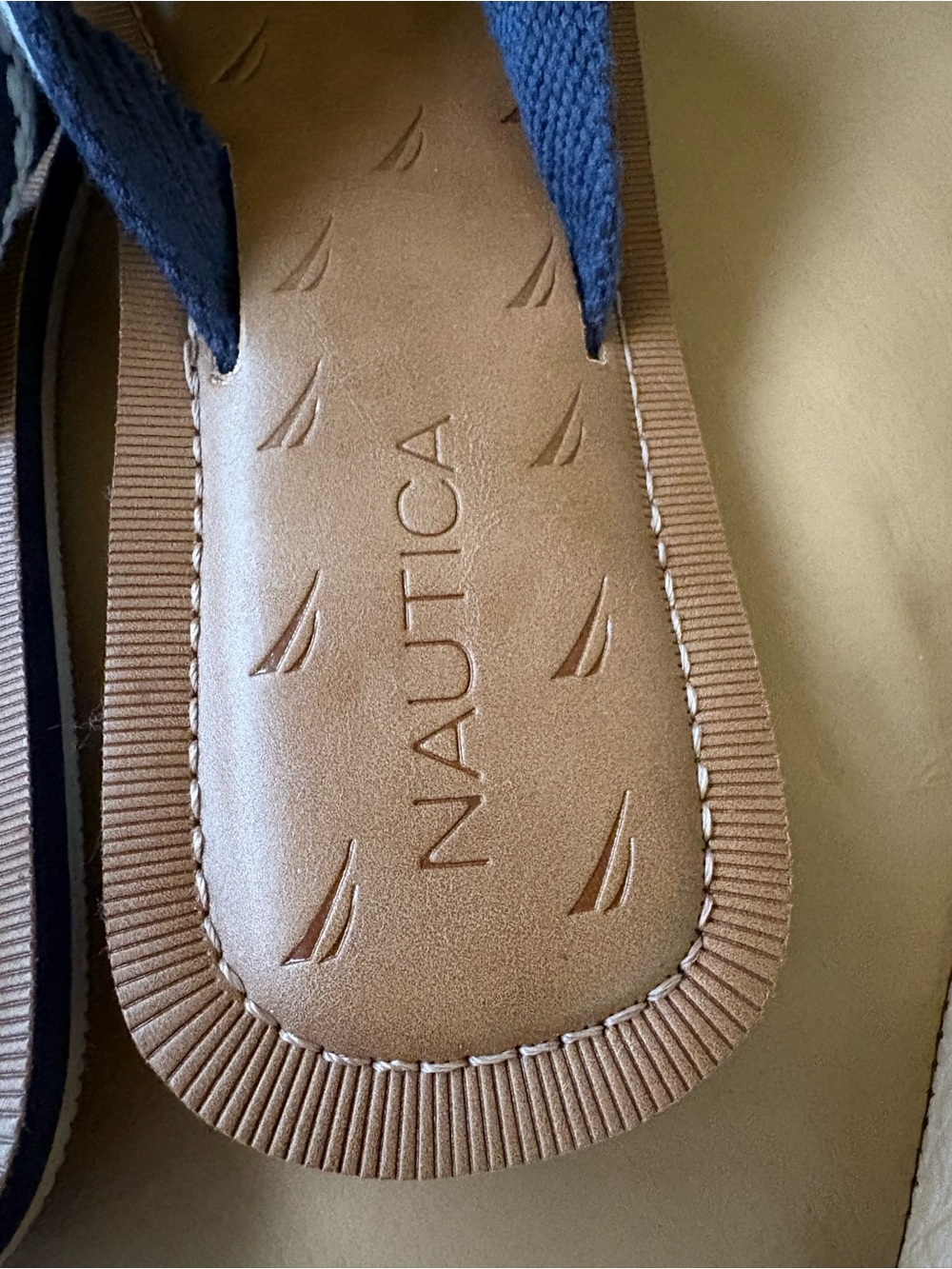 Nautical Flip Flop Sandals 8 1/2 - Picture 3 of 6